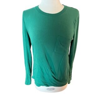 J. Crew Emerald Green Long Sleeve T-Shirt